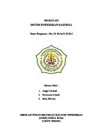 Makalah Sistem Pendidikan Nasional [PDF]