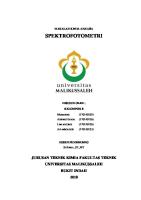 Makalah Spektrofotometri [PDF]