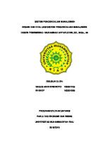 Makalah SPM - Desain Dan Evaluasi SPM [PDF]