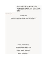 Makalah Subsistem Pemberdayaan