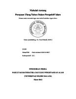 Makalah Tentang Perayaan Ultah [PDF]