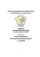 Makalah Transportasi Dan Mobilitas Bayi Kel 11 [PDF]