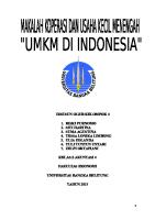 Makalah UMKM [PDF]