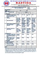 MALNUTRITION INFLAMMATION SCORE Rasyida