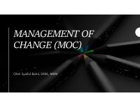 Management of Change (Moc)