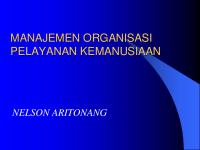 Manajemen Organisasi Pelayanan Kemanusian [PDF]