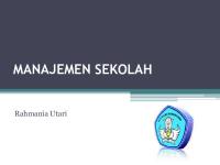 Manajemen Sekolah