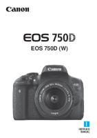 Manual Canon Eos 750d PDF