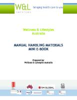 Manual Handling Mini Ebook