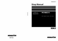 Manual Servicio EXC PC160LC-8 PDF