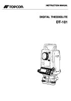 Manual Teodolito DT 100 en [PDF]