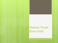 Manual Terapi Knee Joint Mobilization [PDF]