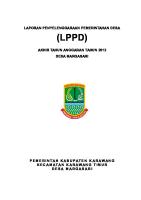 Margasari LPPD Akhir Tahun Anggaran 2012