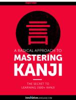 Mastering Kanji 1500