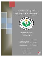 Matematika Ekonomi Semester 1 (Unimed)