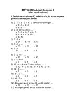 Matematika Kelas II Semester II [PDF]