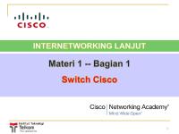 Materi 1 - Switch Cisco