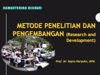 MATERI 3 FILOSOFI PENELITIAN R D Research and Development PDF