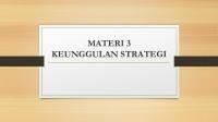 Materi 3 SB Keunggulan Strategi