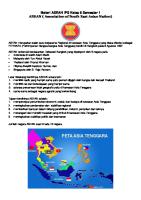 Materi ASEAN IPS Kelas 6 Semester 1