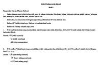 Materi Bahasa Arab Kelas VI Bab 1-4 [PDF]