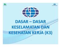 Materi Dasar-Dasar K3