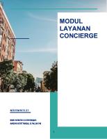 Materi Layanan Concierge