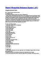 Materi Mengelola Dokumen Kantor