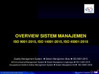 mATERI - Overview ISO 9001-14001 - 45001