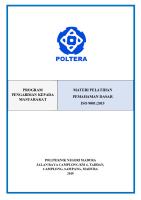 Materi Pelatihan ISO 9001