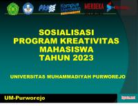 Materi Sosialisasi PKM 2023-2