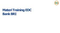 Materi Training SMG EDC BRI [PDF]