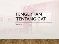 Materi Umum Pengertian Cat