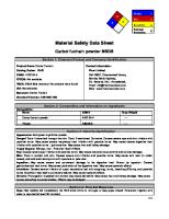 Material Safety Data Sheet: Carbol Fuchsin Powder MSDS