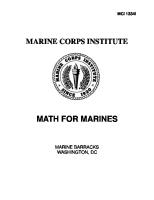 Math For Marines PDF