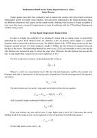 Mathematical Model For The Tuning Imperfections in A Guitar [PDF]