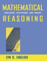 Mathematical Reasoning Analogies, Metaphors, and Images [PDF]