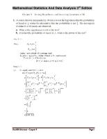 Mathematical Statistics and Data Analysis 3rd Edition - Chapter9 Solutions