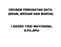 Mean Data Tunggal Berbobot