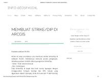 Membuat Strike - Dip Di Arcgis - Info-Geospasial [PDF]