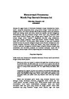 Mencermati Fenomena Musik Pop Daerah Dew PDF [PDF]