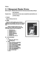 Mengamati Reaksi Kimia [PDF]