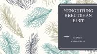 Menghitung Kebutuhan Bibit [PDF]