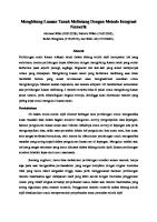 Menghitung Luasan Tanah Melintang Dengan Metode Integrasi Numerik