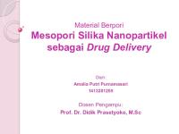 Mesopori Silika Nanopartikel Sebagai Drug Delivery