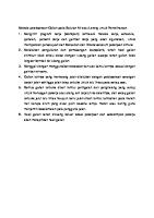 Metode Pelaksanaan Galian Pada Saluran Air Atau Lereng Untuk Pemeliharaan [PDF]