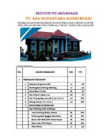 Metode Pelaksanaan PEKERJAAN KONSTRUKSI RENOVASI DAN PERLUASAN GEDUNG PDF [PDF]