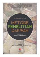 Metode Penelitian Dakwah Pendekatan Kualitatif Dan Kuantitatif-Dikompresi [PDF]