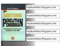 Metode Penelitian Pendidikan Sugiyono 2015 BAGIAN 1