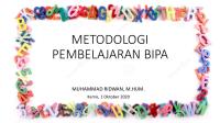 METODOLOGI PEMBELAJARAN BIPA Intro (1-10-2020)